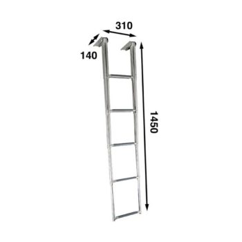 Scala telescopica a piattaforma