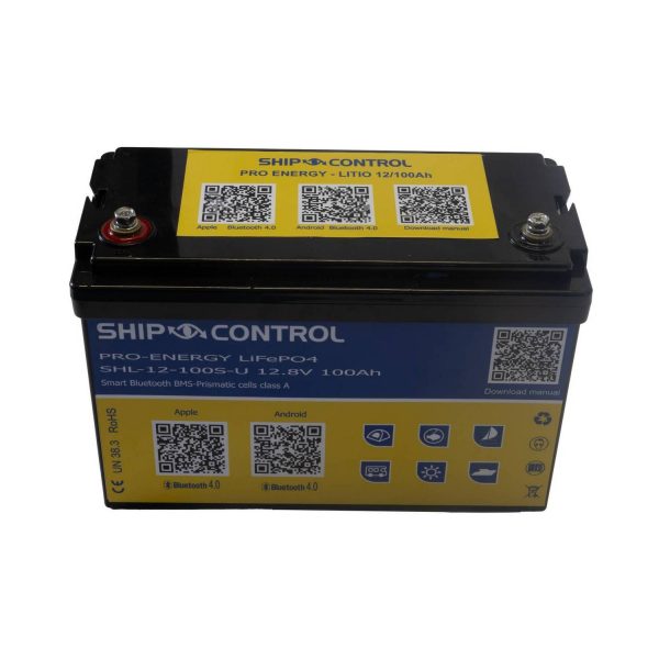 PRO-ENERGY LiFePO4 Litio 12,8V 100Ah Bluetooth - immagine 4