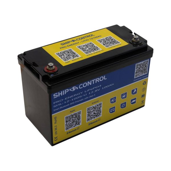 PRO-ENERGY LiFePO4 Litio 12,8V 100Ah Bluetooth - immagine 2