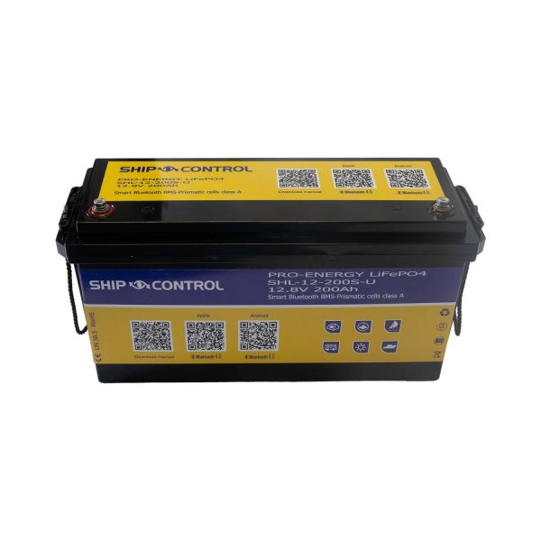 PRO-ENERGY LiFePO4 Litio 12,8V 200Ah Bluetooth - immagine 4