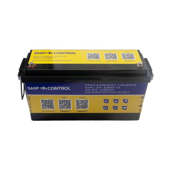 PRO-ENERGY LiFePO4 Litio 25,6V 100Ah Bluetooth - immagine 4